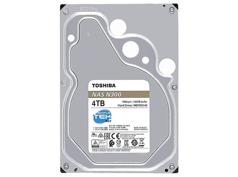 TOSHIBA N300 MN10ADA400ES SATA 6 Gbit/s 4 TB Dahili Hard Disk