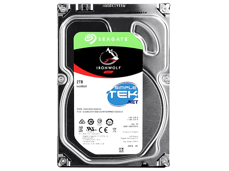 SEAGATE IronWolf ST2000VN003 SATA 6 Gbit/s 2 TB Dahili Hard Disk
