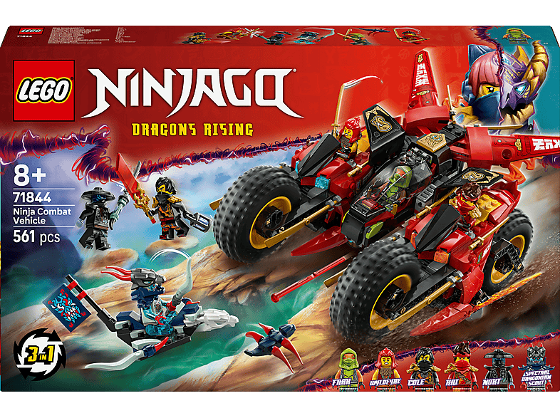 Klocki LEGO NINJAGO 71844 NINJA COMBAT VEHICLE Wielobarwny