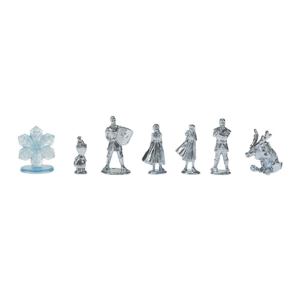 Kolekcja srebrnych figurek z filmu Kraina Lodu. Zawiera Elsę, Annę, Kristoffa, Olafa i płatek śniegu.