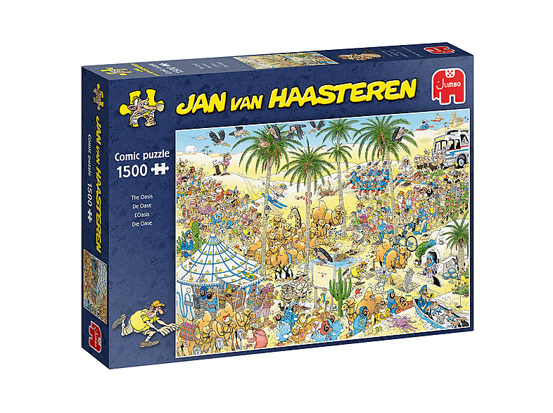 Puzzle | JUMBO Jan van Haasteren The Oasis 1500pcs, edad recomendada ...