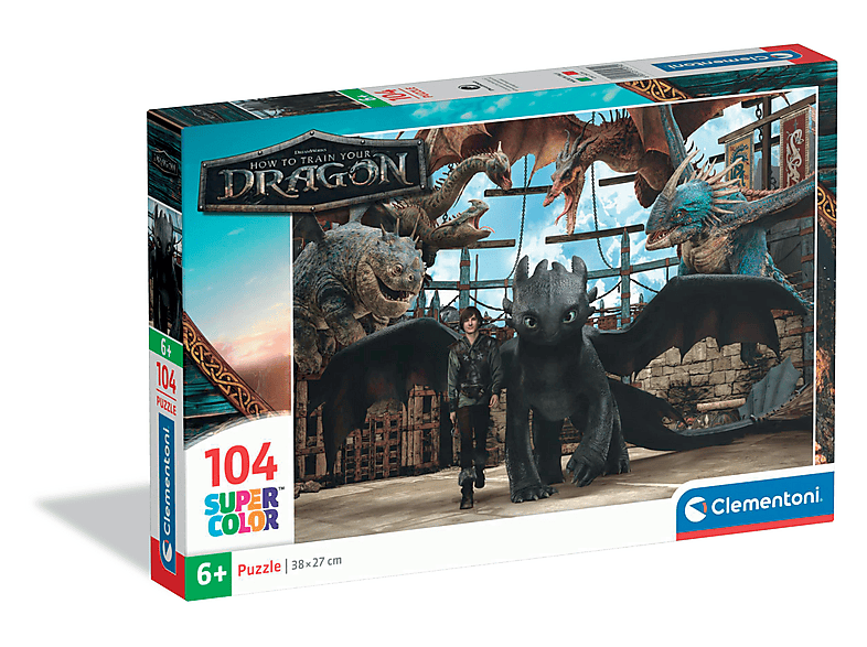 Educa Puzzle 200 Piezas – Cómo Entrenar A Tu Dragón, Con Piezas Grandes Para Niños