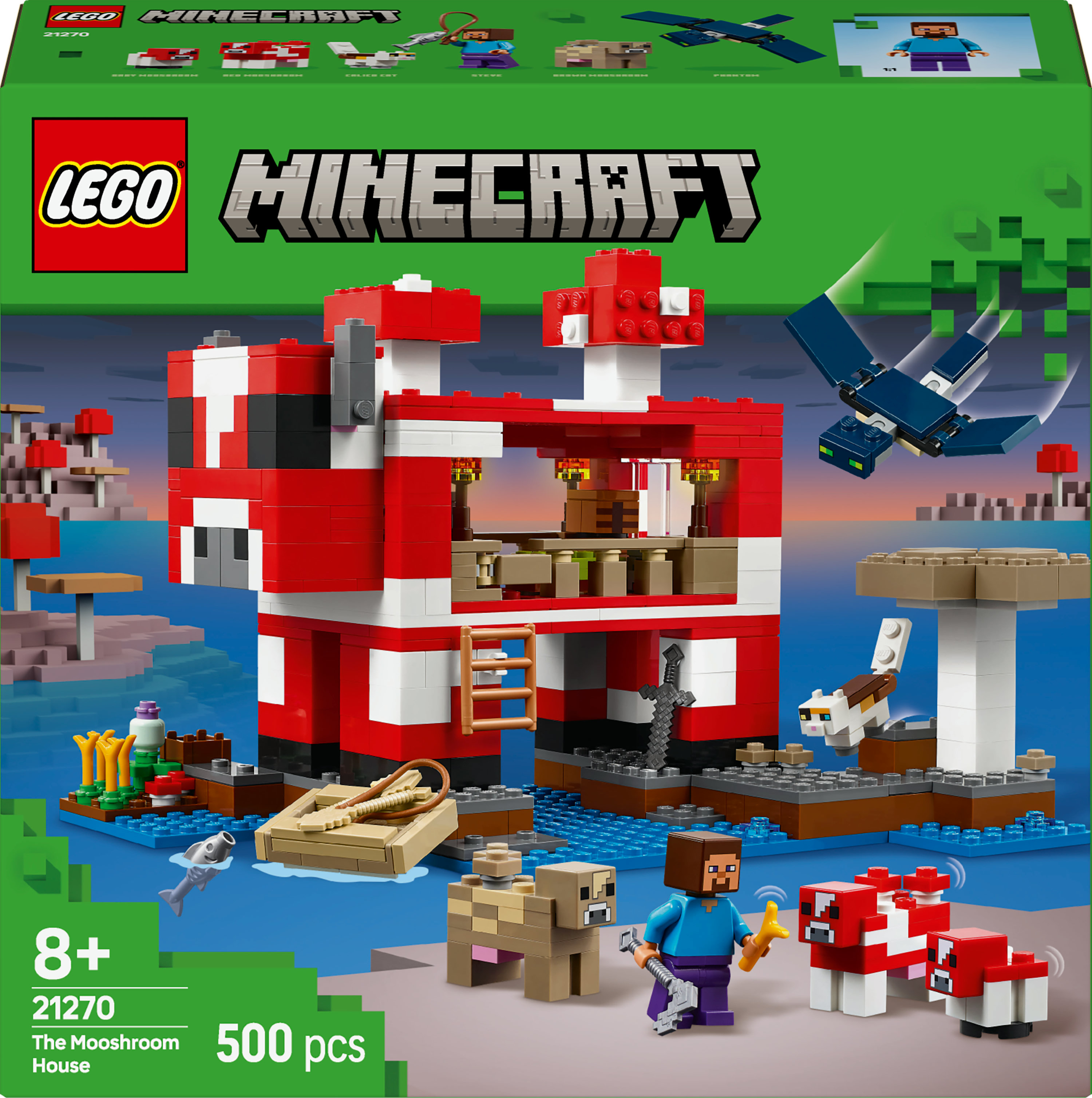 LEGO Minecraft Mooshroom Evi 21270
