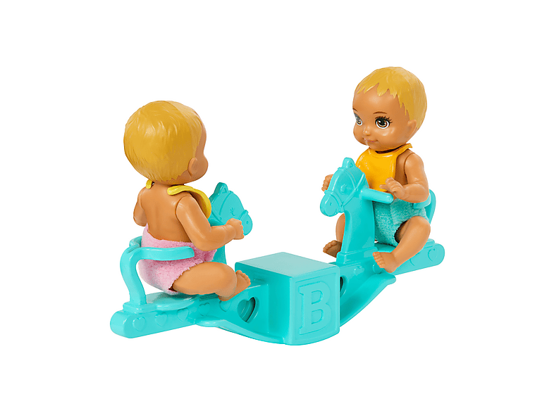 Barbie Skipper Canguro Y Bebé Gateador | Con Gimnasio De Suelo Y Accesorios Para Juego De Roles