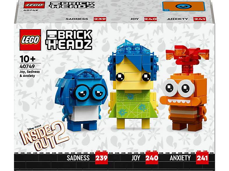 LEGO BrickHeadz Joy, Sadness and Anxiety 40749