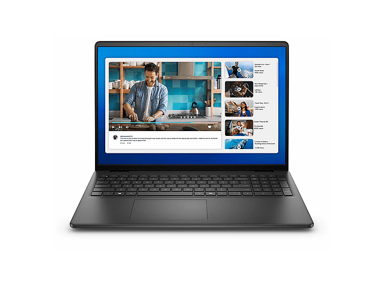 DELL 16, Notebook, mit 16 Zoll Display, Intel® Core™ 5, 16 GB RAM, 2 TB SSD, Intel® Iris® Graphics, Carbon Black, Windows 11 Pro