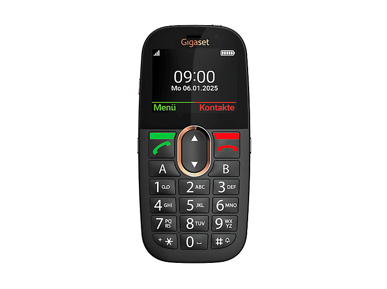 GIGASET GL695 (4G/LTE) Seniorenhandy, schwarz