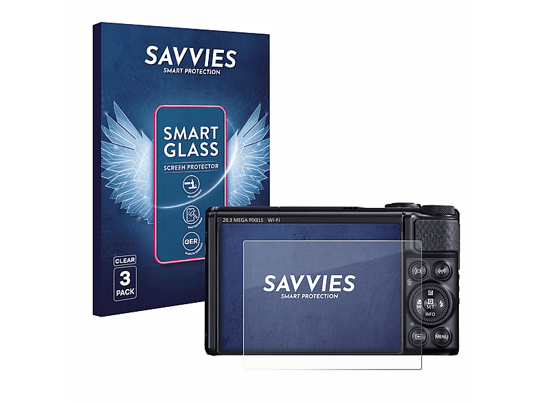 Savvies (6 Pezzi Pellicola Protettiva Per Canon PowerShot SX700 HS