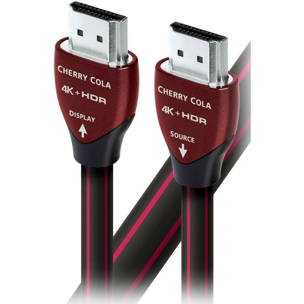 AUDIOQUEST Cherry Cola Active Optical 4K 5 Metre HDMI Kablo Kırmızı