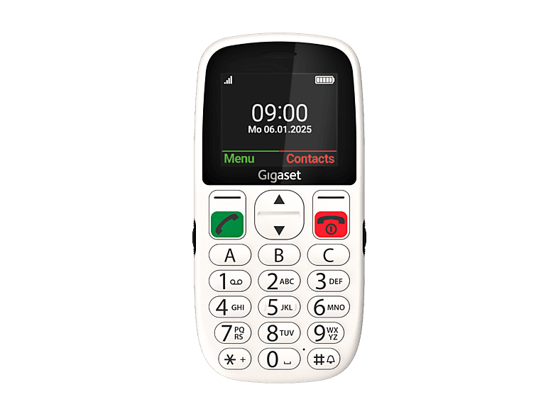 GIGASET GL395 Seniorenhandy, White