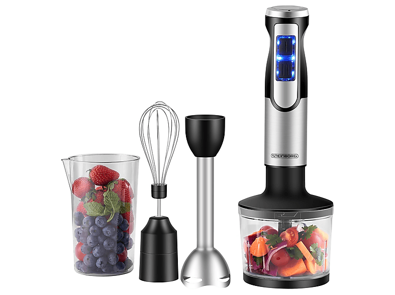 STEINBORG SB-7070 Standmixer Silber (1500 Watt)