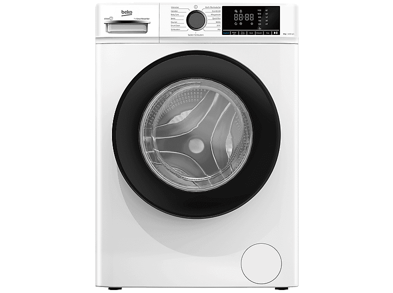 BEKO BM3WFOE841PSA Waschmaschine (8 kg, 1400 U/Min., A)