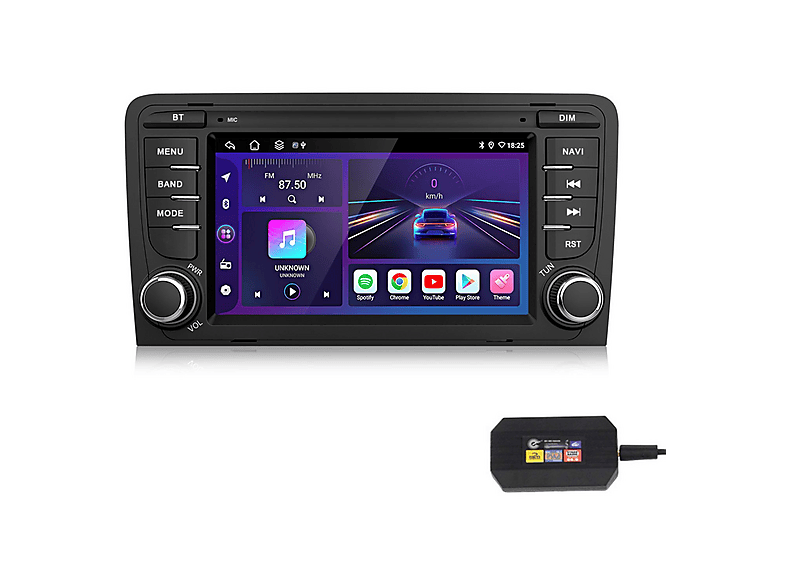 JUNSUN AUDI A3 S3 RS3 Carplay 32G SWC FM RADIO, DAB+, FM, AM, Bluetooth ...