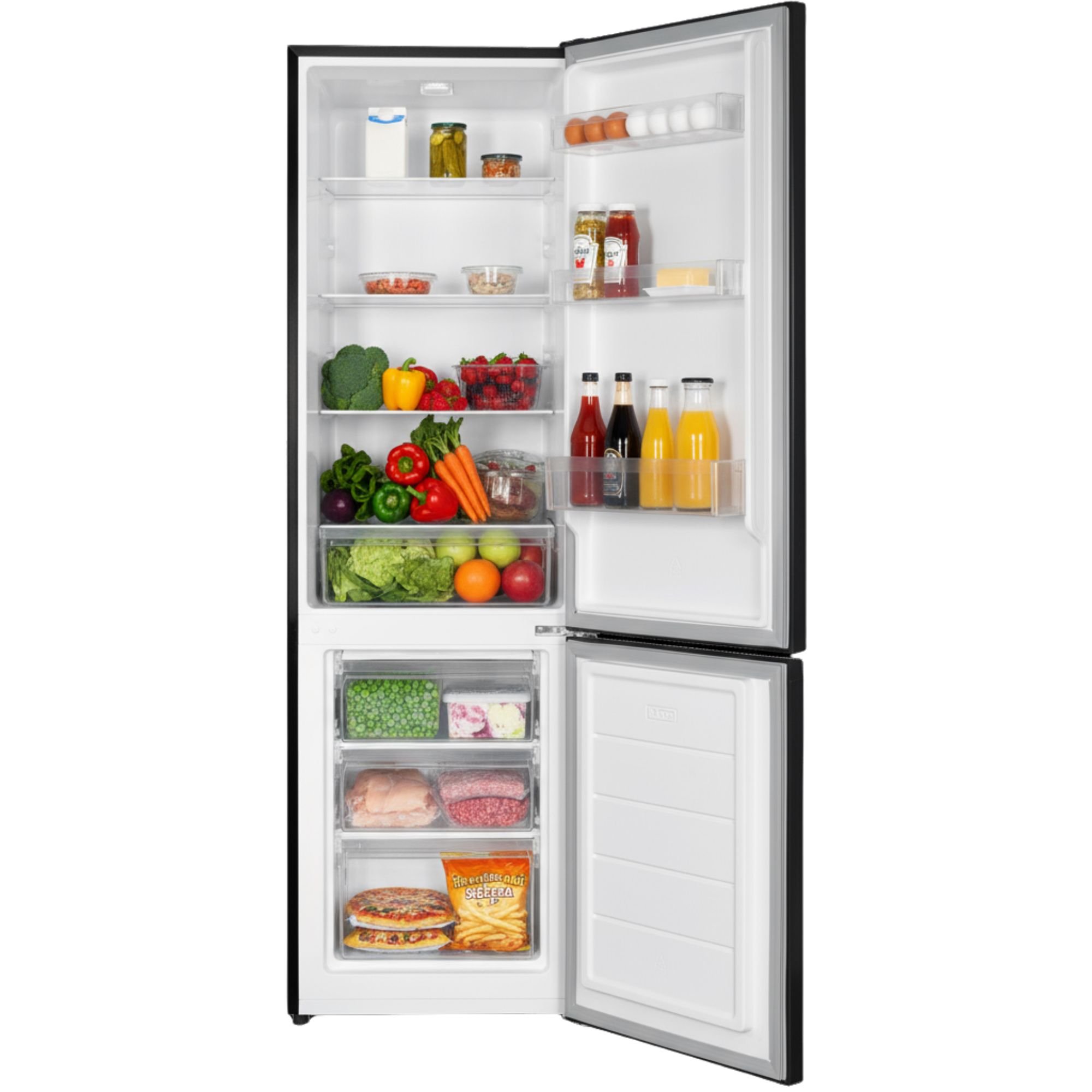 HEINNER HC-HM262BKE++ Koel-vriescombinatie | Vrijstaand - Breedte