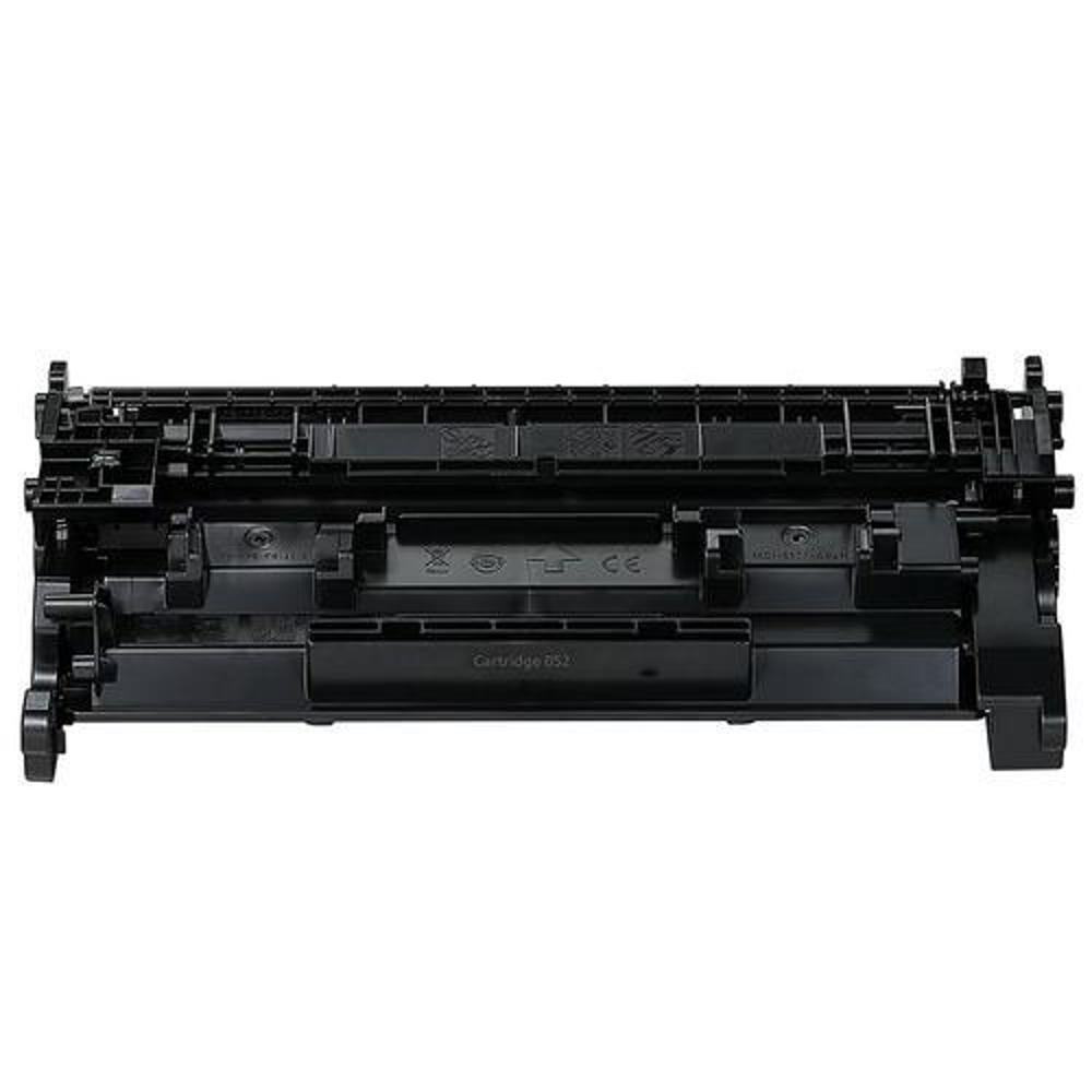 Una cartuccia toner nera per stampante, con vari scomparti ed etichette, tra cui "Cartridge 852".