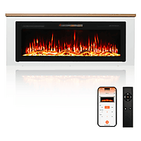 MediaMarkt HOMAVO 50 Elektrische haard Wit aanbieding