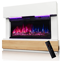 MediaMarkt HOMAVO 36G Elektrische haard Wit aanbieding