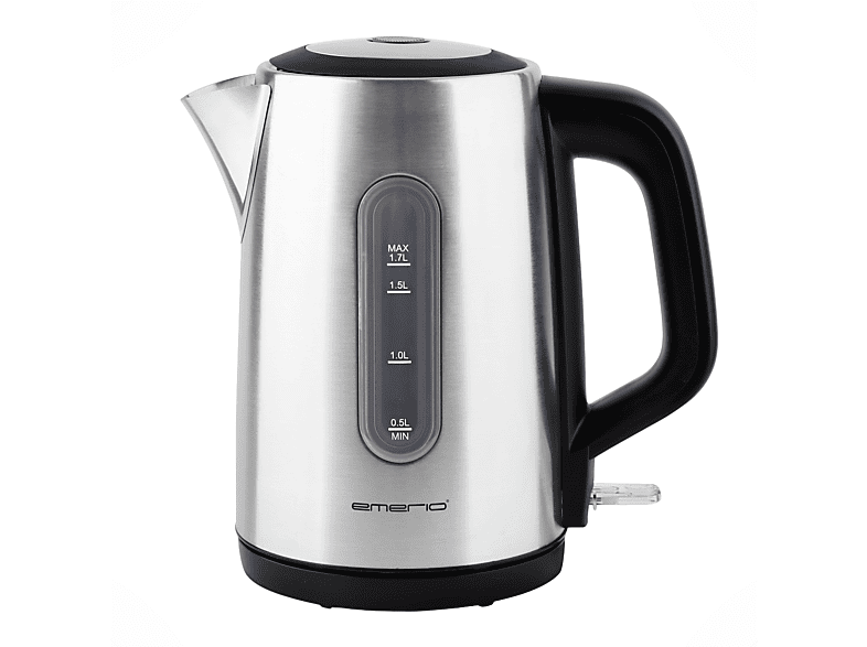 Emerio Waterkoker 3000W 1.7L Water Niveau Indicator Verborgen Verwarmingselement Automatische Uitschakeling 360 Graden Snoerloos Design Wk 133040 2952520007