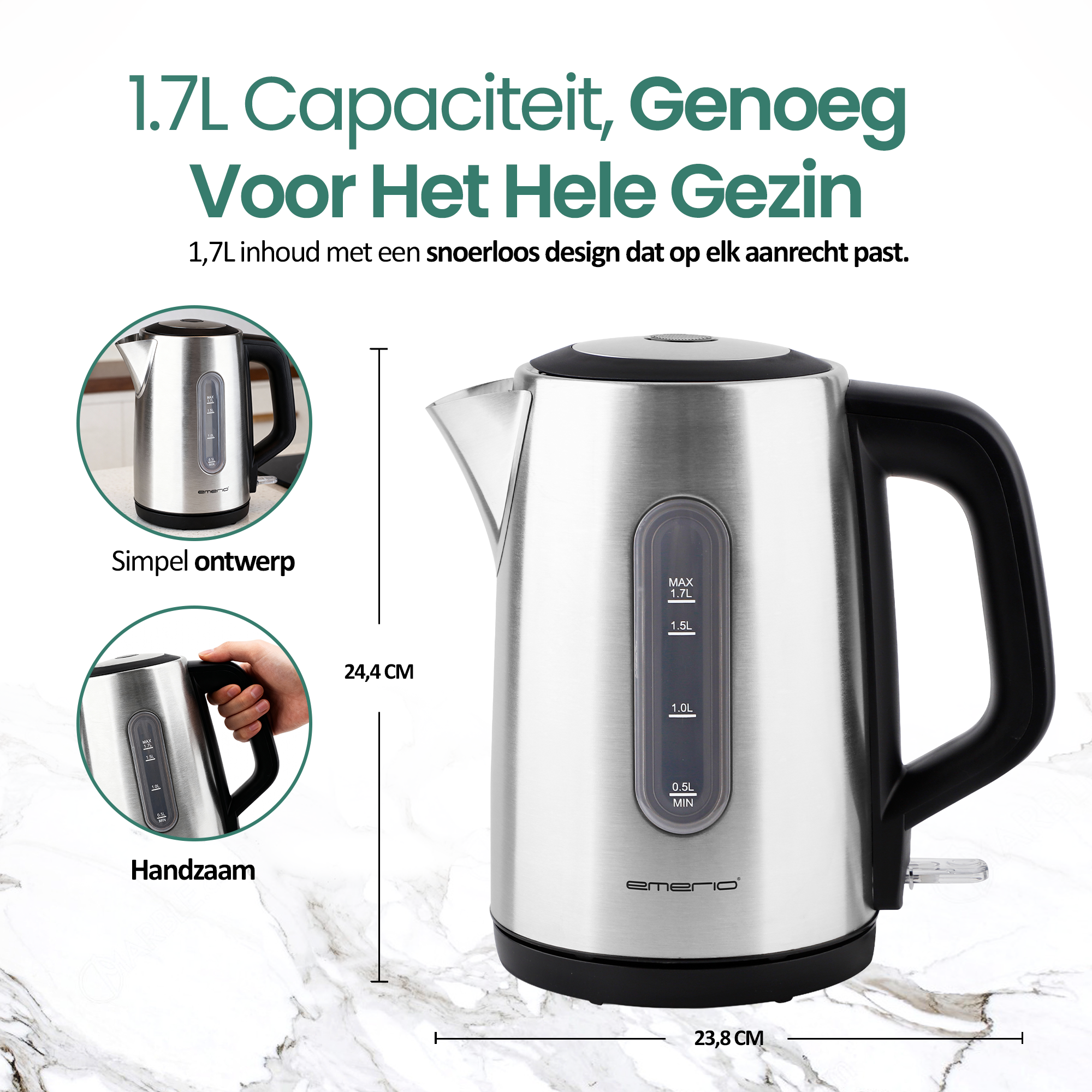 Emerio waterkoker Kopen? Vergelijk modellen en prijzen