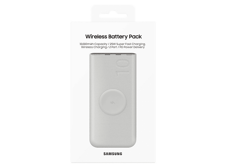 SAMSUNG Galaxy Batterij Pack 10.000 mAh | Draadloze powerbank - 2x