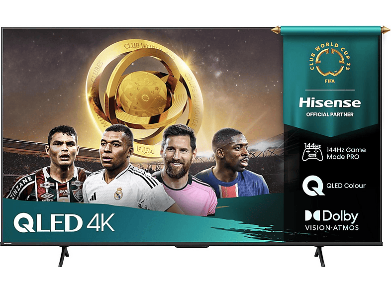 HISENSE 75E77Q PRO QLED Smart TV Fernseher (Flat, 75 Zoll / 190,5 cm, UHD 4K, SMART TV)
