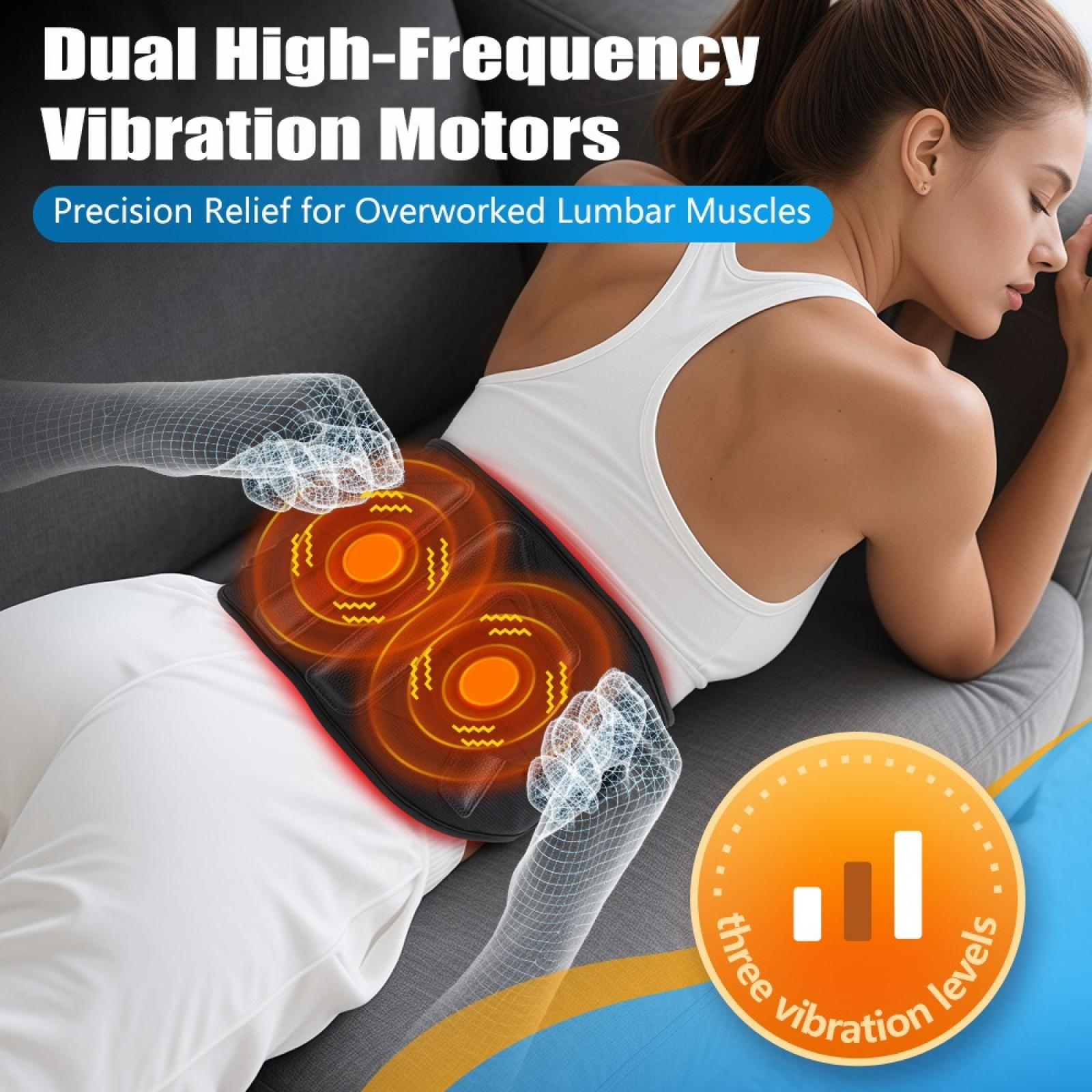 BYTELIKE Rotlicht-Therapie mit Vibration Smart Massagegerät