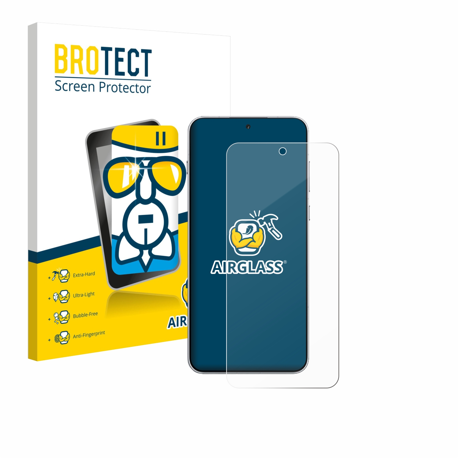 BROTECT Panzerfolie Für Casio F-105W-1AWYEF | 6 Stück | 9H Kratzfest | Anti-Fingerprint | Made In Germany
