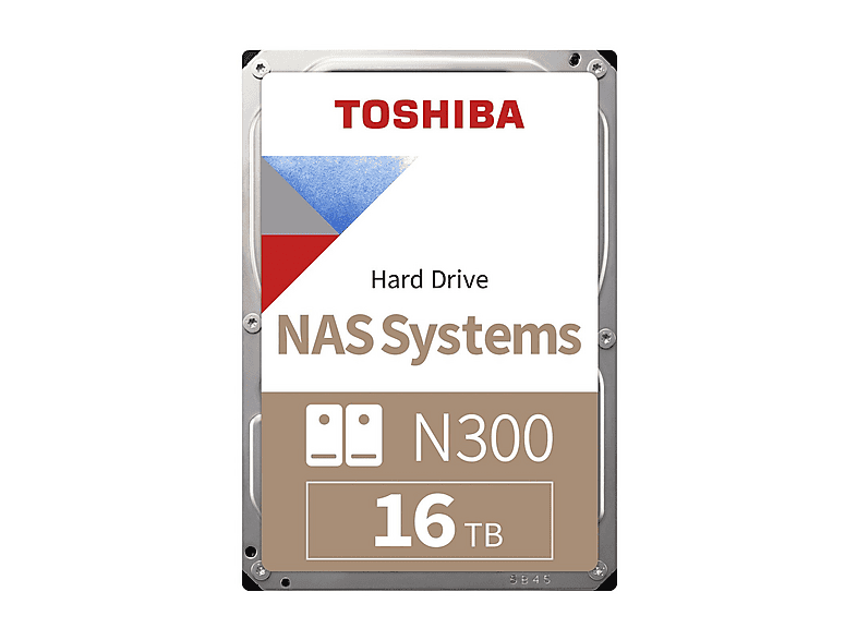 TOSHIBA N300 NAS Systems 16TB, bulk, 16 TB, HDD, 3,5 Zoll, intern
