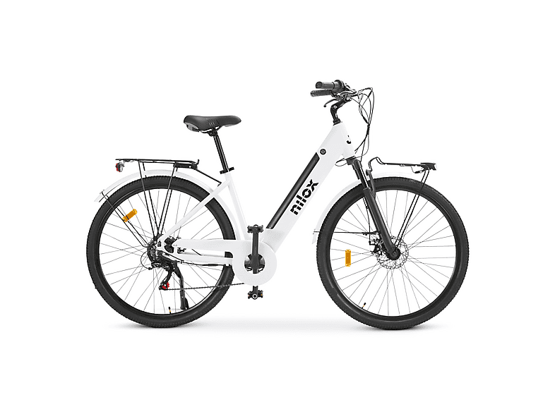 NILOX NXEBJ7WH Citybike (Laufradgröße: 20 Zoll, Unisex-Rad, 468, Weiß)