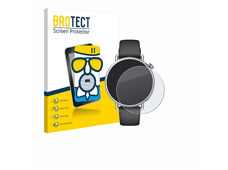 BROTECT Entspiegelungs Schutzglas Panzer Folie Glas matt Schutzfolie (für Xiaomi Watch S4 (41 mm))