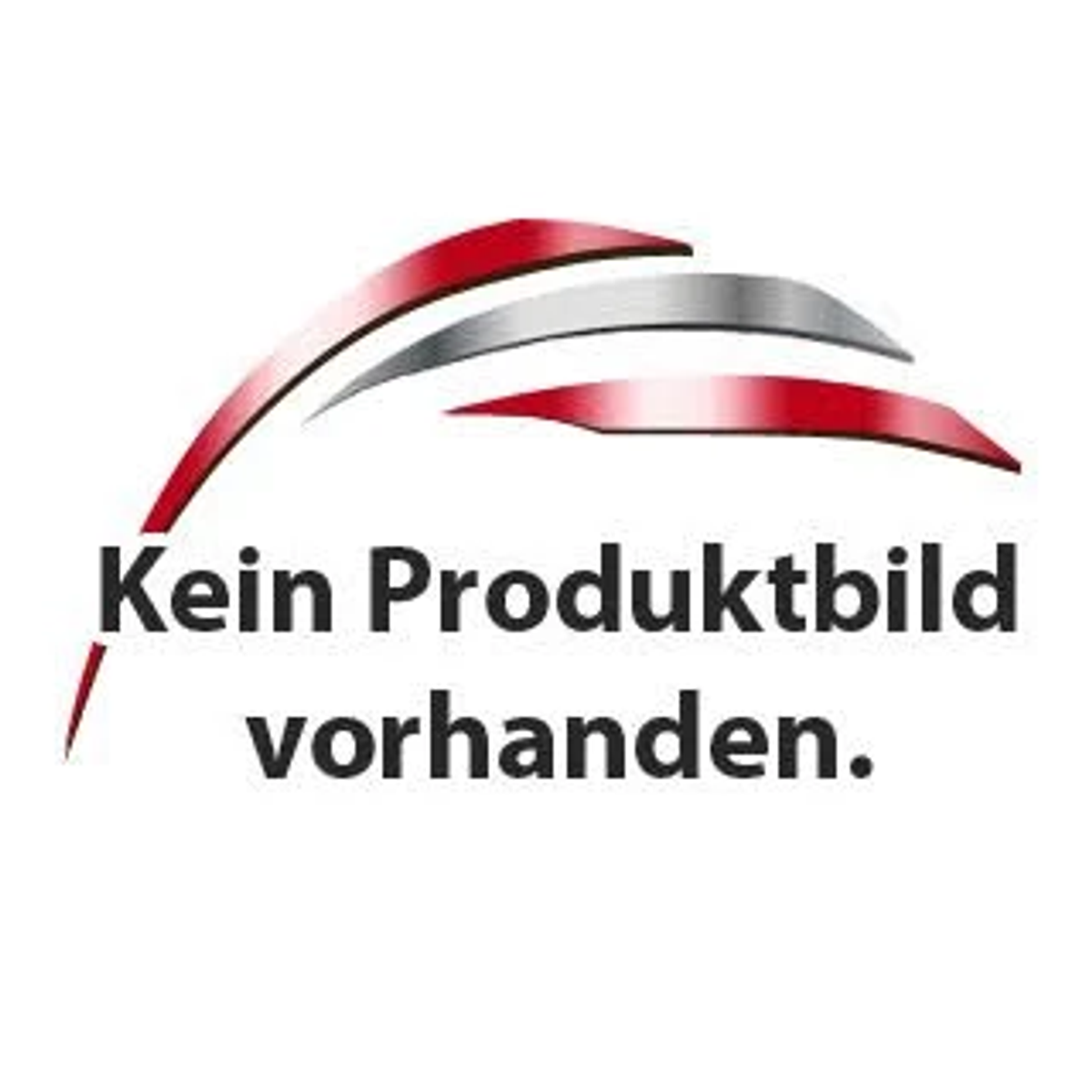 Bild mit roten und silbernen geschwungenen Linien und Text: Kein Produktbild vorhanden.