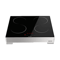 MediaMarkt WIGGO WH-EF614G(X) Vrijstaand - Vrijstaand - Inductie - Breedte 59 cm - Gas / Netvoeding aanbieding