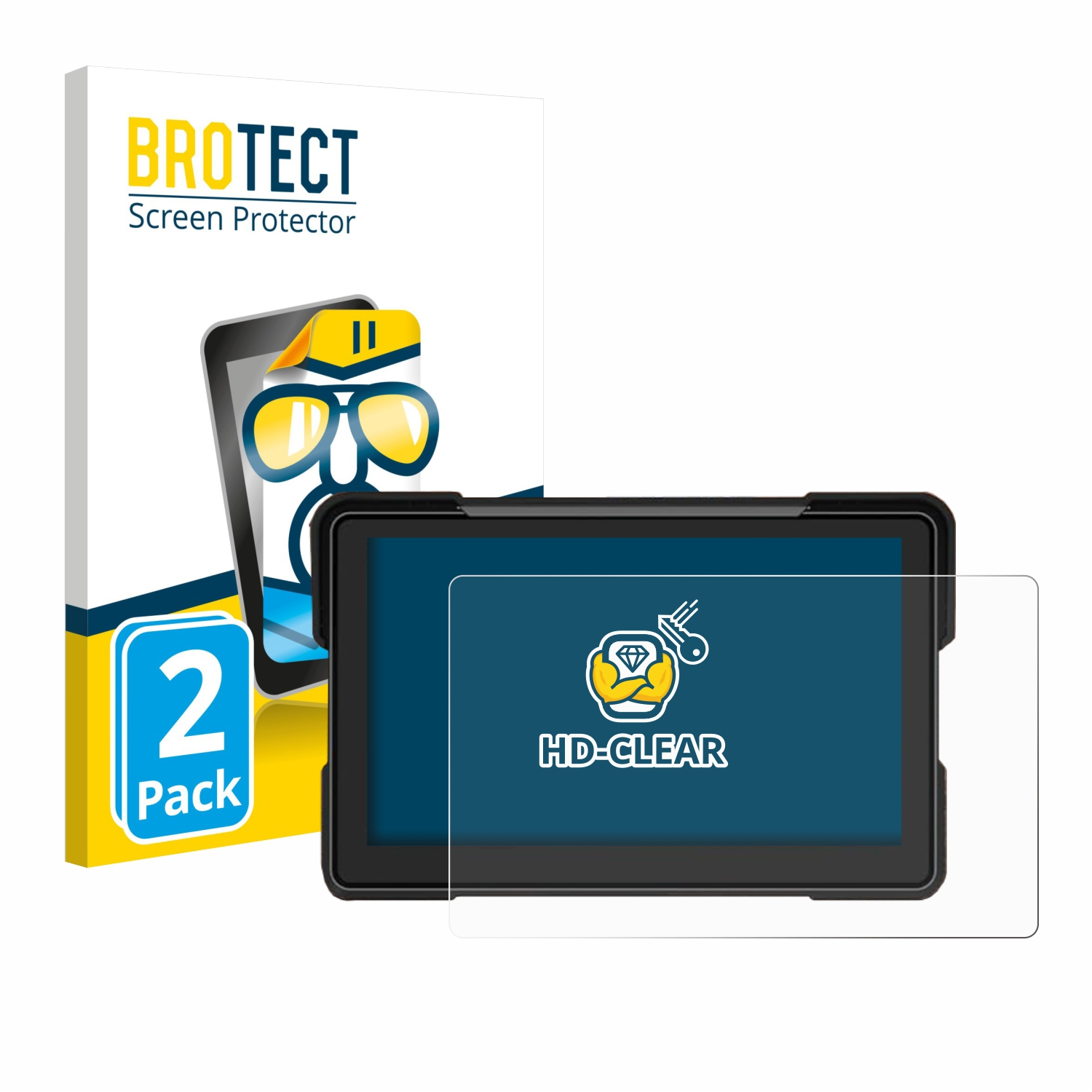 BROTECT 2x Klare Transparente Schutzfolie (für Kos Produktbild-Vorschau 3