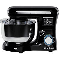 MediaMarkt VIVID GREEN VG001615 Keukenmachine Zwart 2000 W aanbieding