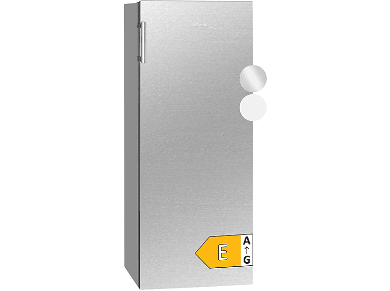 BOMANN VS 7316.1 IX-LOOK 56CM A++ 242L Kühlschrank (E, 1434 mm hoch, Edelstahl)