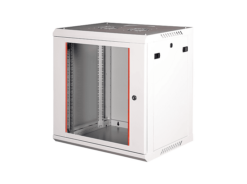 LANDE 12U 19" 600x600 mm Duvar Tipi Rack Kabinet Antrasit Gri
