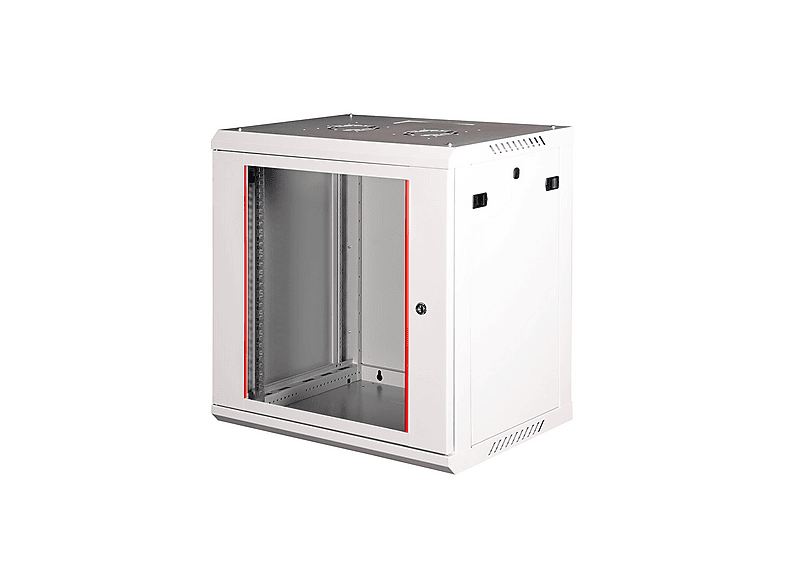 LANDE 12U 19" 600x450 mm Duvar Tipi Rack Kabinet Antrasit Gri