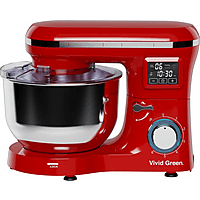 MediaMarkt VIVID GREEN VG001622 Keukenmachine Rood 2000 W aanbieding