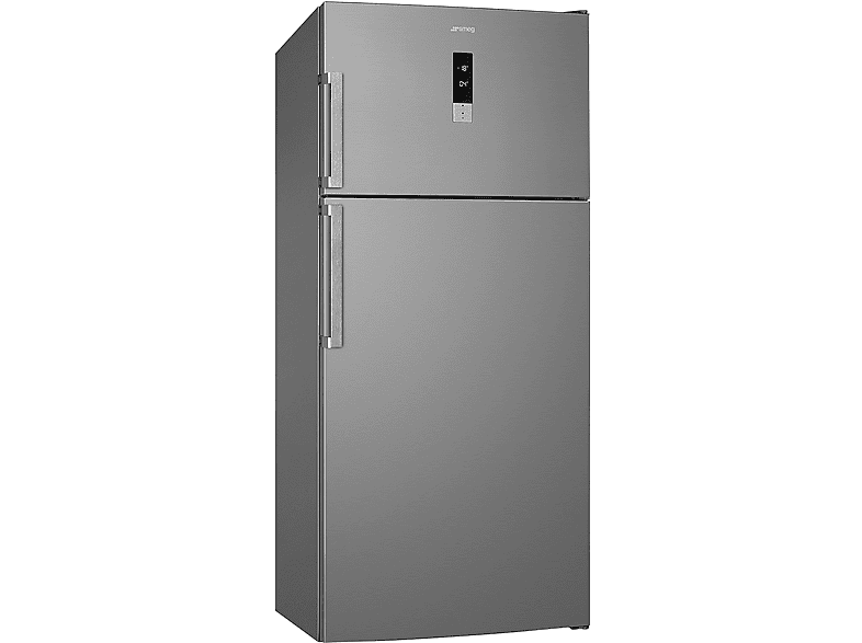 Frigorífico dos puertas - SMEG FD84EN4HX, No Frost, Dinámico (con ventilador), Altura 1860 mm, Capacidad 586 l, Acero