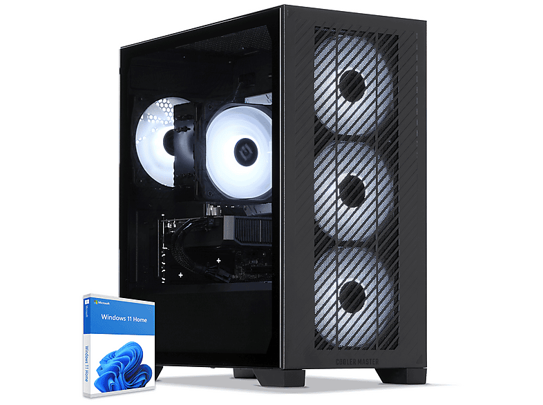 SEDATECH AMD Ryzen 5 5500, Gaming PC mit AMD Ryzen™ 5, 16 GB RAM, 1000 GB SSD, NVIDIA GeForce RTX™ 5060 Ti, Windows 11 Home