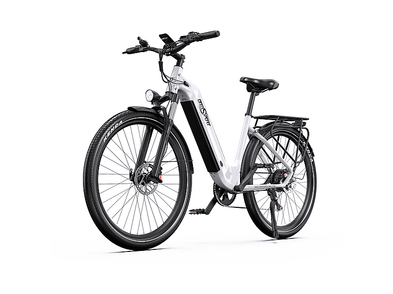 ONESPORT OT05-36V-Whi-002 All Terrain Bike (ATB) (Laufradgröße: 27,5 Zoll, Unisex-Rad, Weiß)