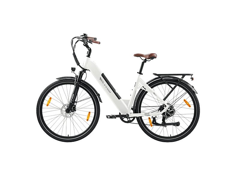 Bicicleta de ciudad | TTGO C3-Pro, Bicicleta eléctrica, 250 W, Blanco ...