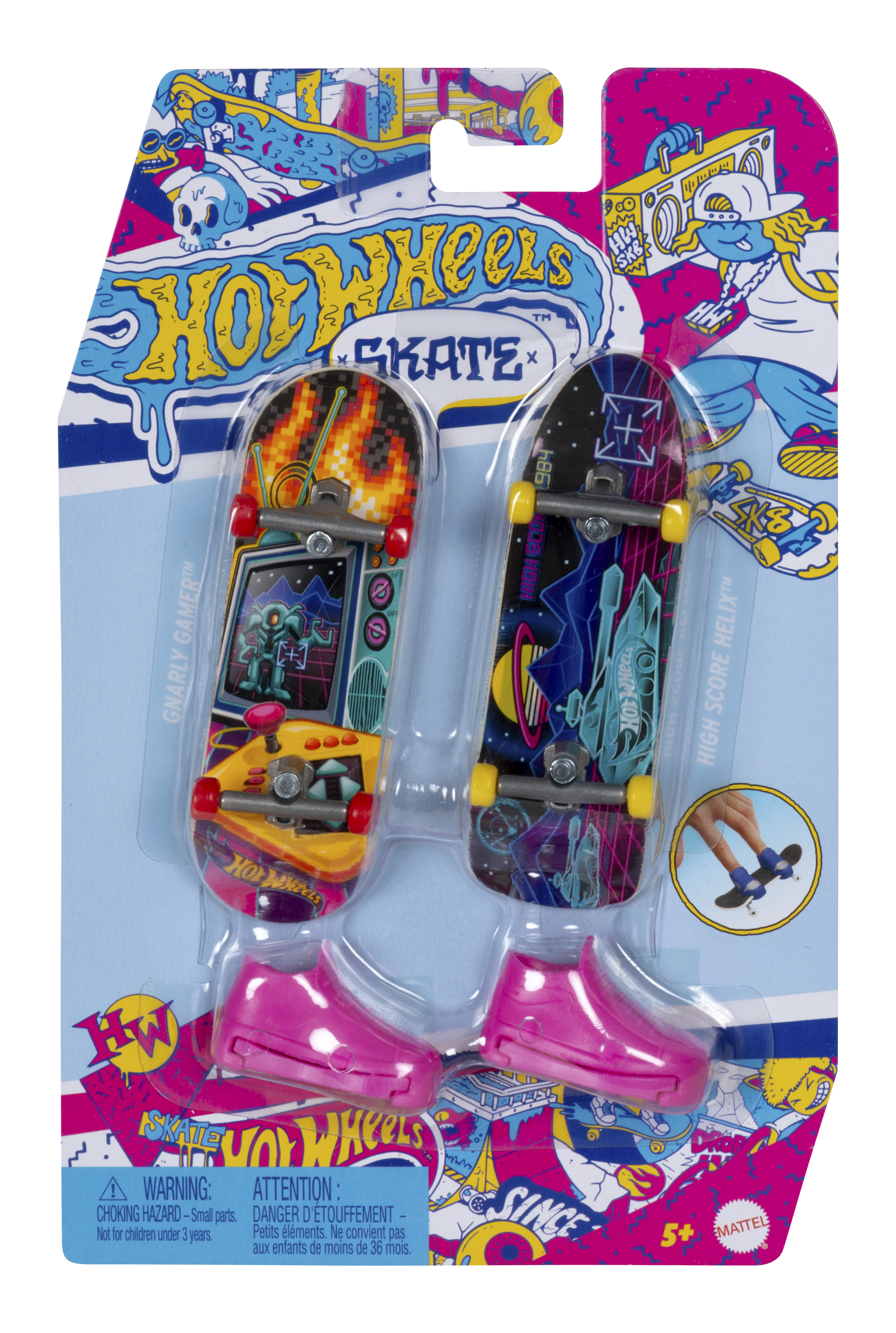 Finger Skateboard Set – 10 Verschiedene Designs, Mini-Skateboards Für Kids & Tricks, Langlebig & Tragbar