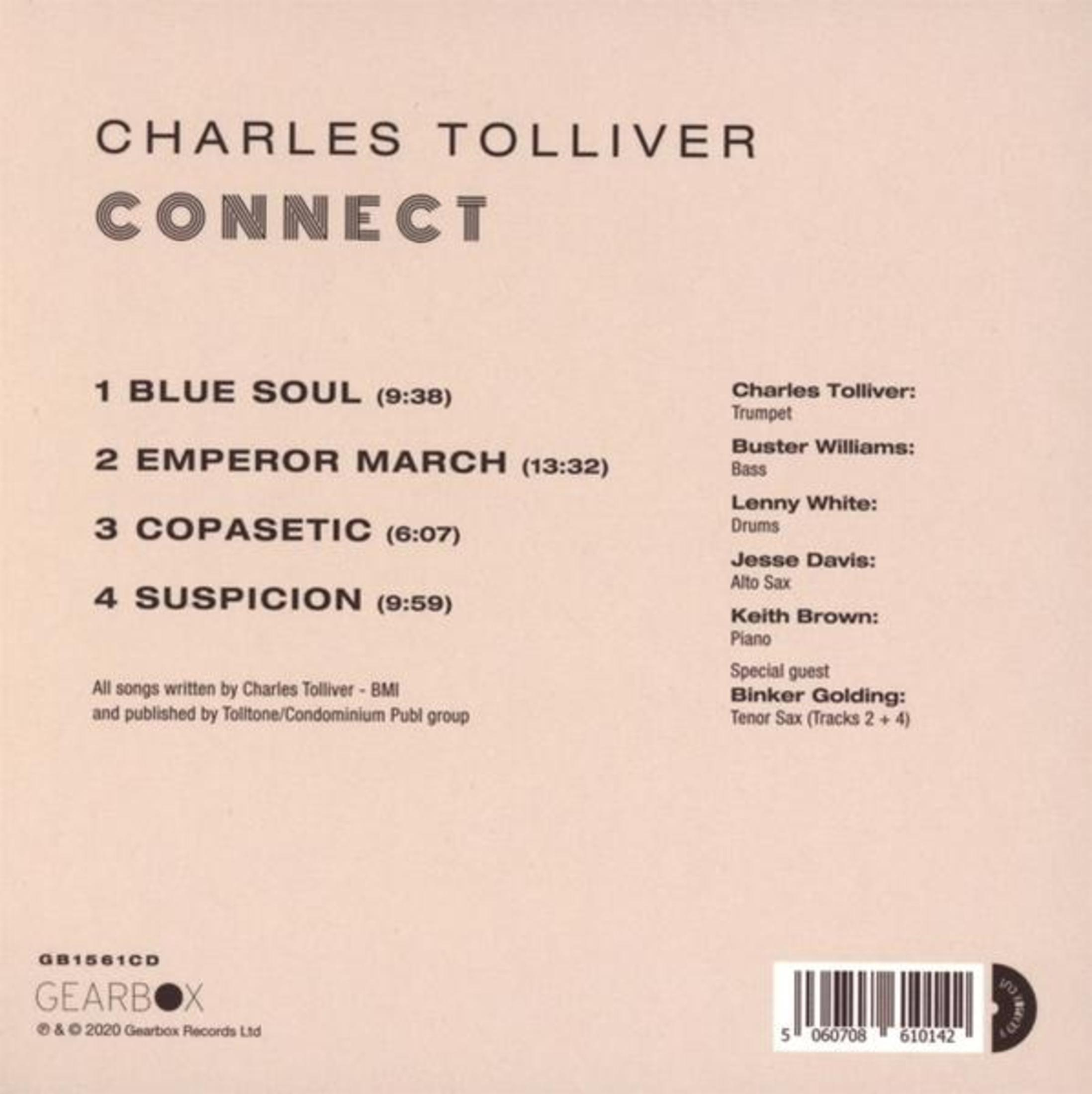 Albumcover listet Songtitel und Musiker, darunter Charles Tolliver und Binker Golding, auf hellem Hintergrund.