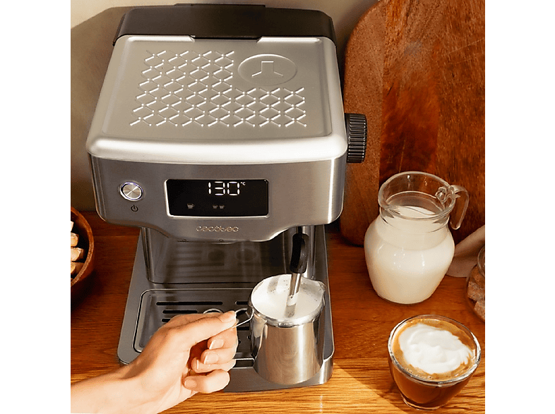 CECOTEC Power Espresso 20 Barista Compact Espressomaschine Edelstahl