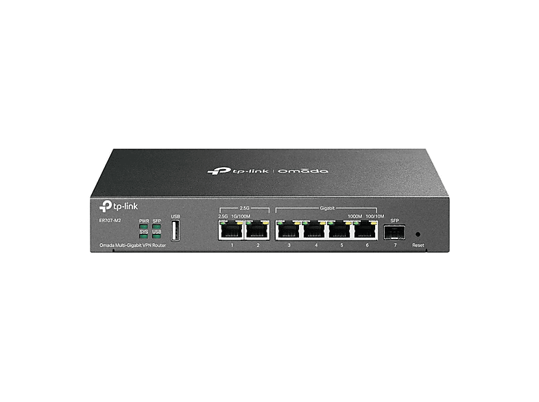 Router WiFi | ER707-M2 TP-LINK, 2,5 Gbit/s, MIMO, Black | MediaMarkt