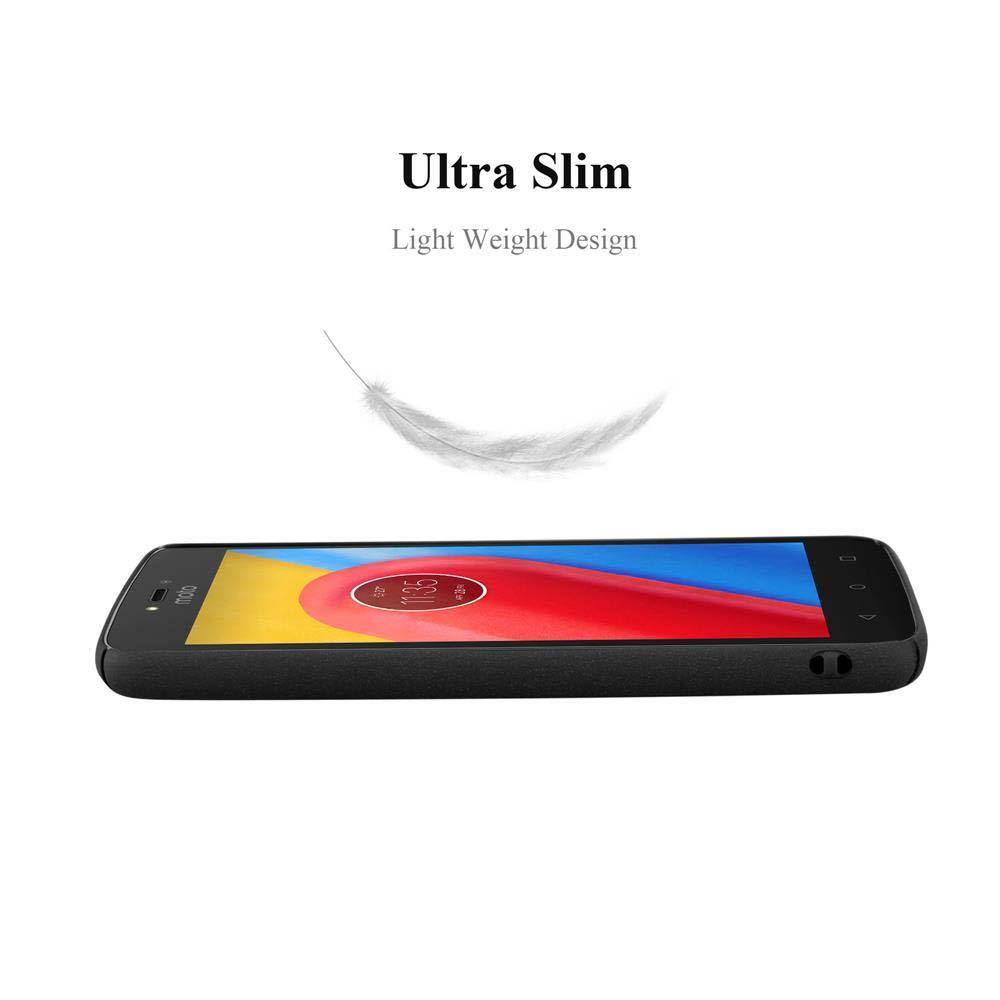 Smartphone nero con schermo rosso, giallo e blu, testo 'Ultra Slim' e 'Light Weight Design' su sfondo bianco.