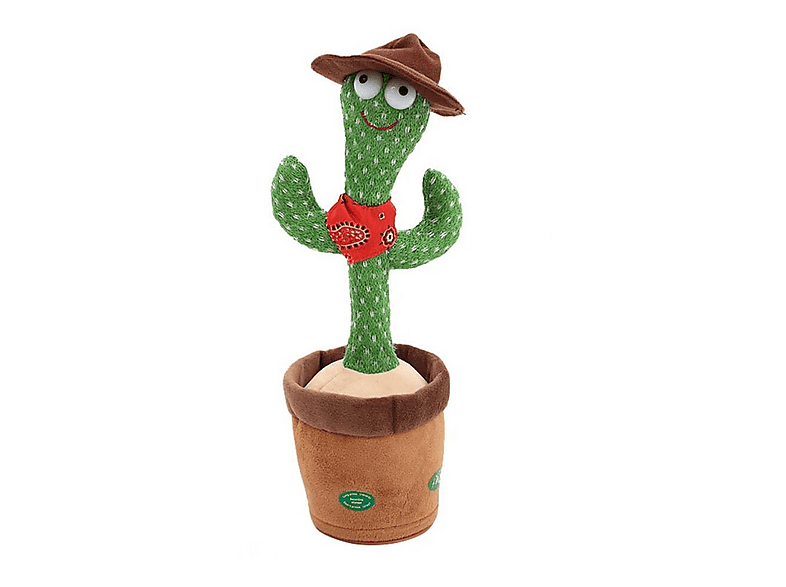 x Cactus Ballerino Peluche Giocattolo Pupazzo Parlante