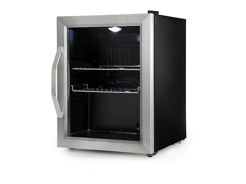 KLARSTEIN Beersafe M Mini-Kühlschrank (C, 54 cm hoch, Edelstahl)