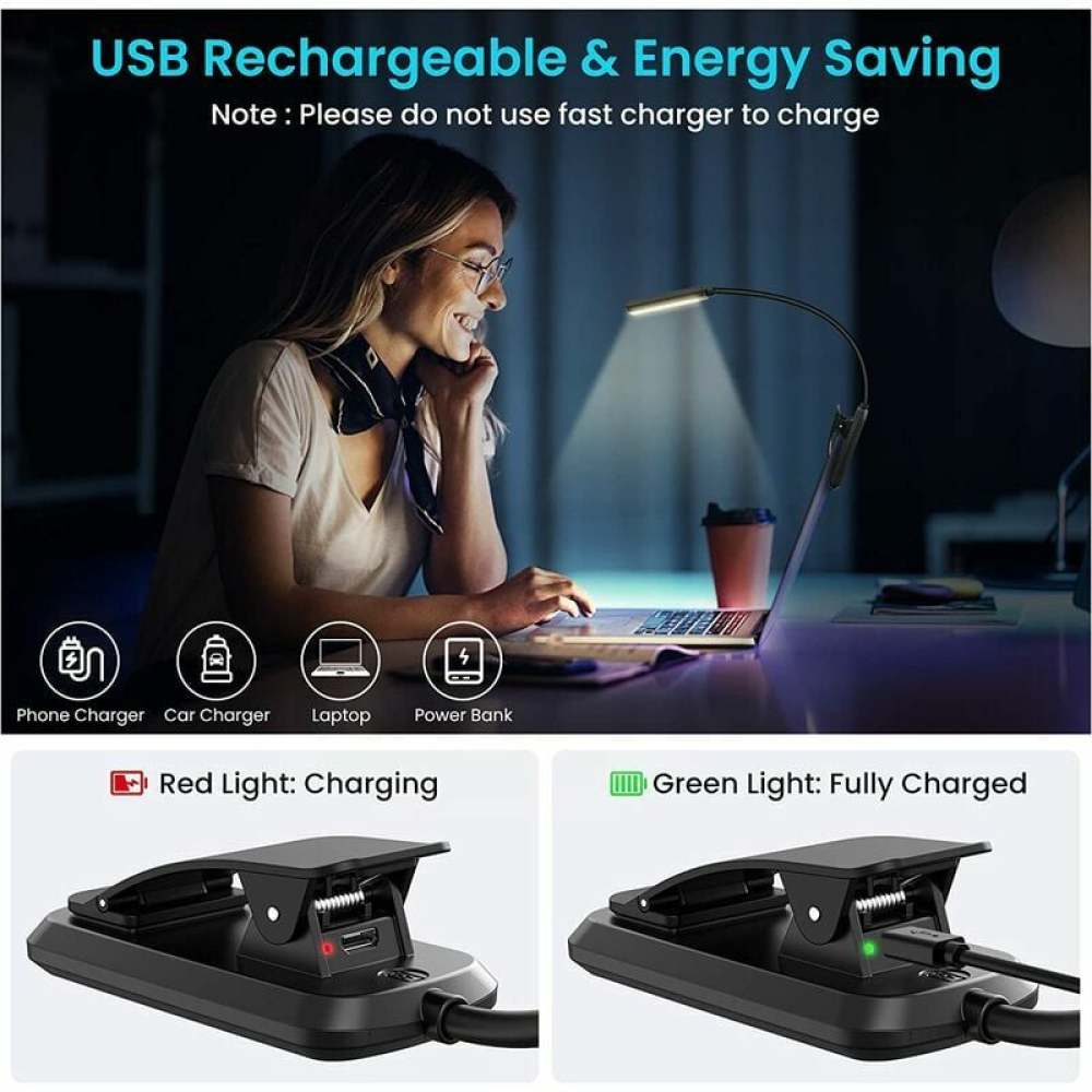 Frau benutzt Laptop mit Lampe. Symbole für Ladegeräte. Ladestation mit roten und grünen Lichtern, die den Ladestatus anzeigen.